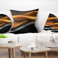 The Twillery Co. Abstract Inward Lines Pillow