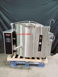 Brand New 60 Gallon Gas Tilting Kettle / Neuf Marmite a Vapeur 60 Gallon Basculante au Gaz Steam Pot