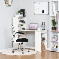 Latitude Run® Wilclay Floating Desk with Hutch