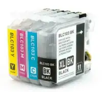 Brother LC103XL (BK/C/M/Y) New Compatible Ink Cartridge HY Combo