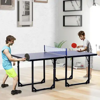 Ping Pong Table 72" x 36" x 30" Blue