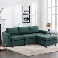 Latitude Run® Stegner 3 - Piece Upholstered Sofa & Chaise