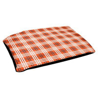 East Urban Home Denver Football Luxury Plaid Outdoor Dog Bed