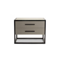 Liang & Eimil Roux 2 Drawer 39'' W Solid Wood Dresser