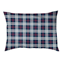 East Urban Home New England Football Luxury Plaid Outdoor Dog Bed