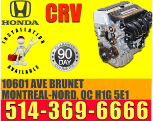 Moteur Honda CRV 2007 2008 2009  K24z 07 08 09 Honda CR-V Engine K24Z1 Motor City of Montréal Greater Montréal Preview