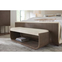Hooker Furniture Modern Mood Upholstered Bedroom Bench