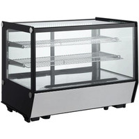 Brand New Counter Top 35 Square Glass Refrigerated Pastry Display Case