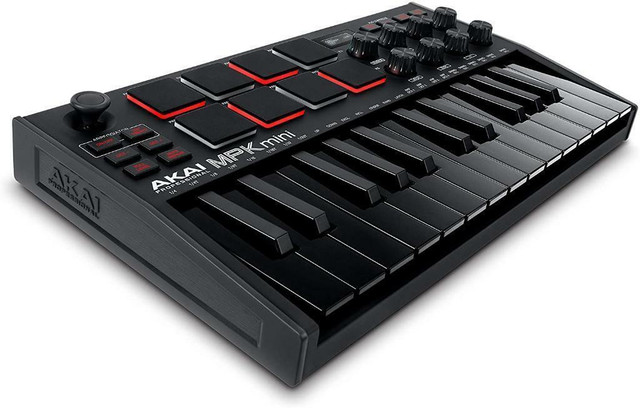 FAST, FREE Delivery! Professional MPK Mini MK3 - 25 Key USB MIDI Controller 8 Backlit Drum Pads, 8 Knobs, Software in Performance & DJ Equipment - Image 2