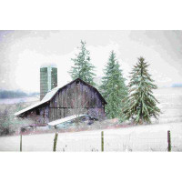 Rosalind Wheeler Wellsboro Country Christmas by Lori Deiter - Wrapped Canvas Print