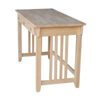 August Grove Toby Mission Solid Wood Writing Desk