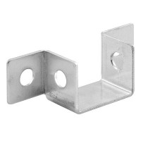 Prime-Line Mini Headrail Bracket, 1-1/8 In., Stainless Steel, 1-31/32 In. Hole Centre, Pack Of 1
