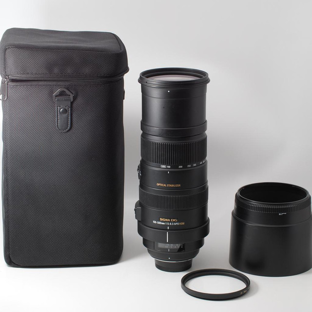 Sigma DG 150-500mm f5-6.3 APO HSM for nikon f mount ( ID - 1942 ) in Cameras & Camcorders