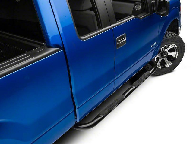 ARIES 3 Round Black Side Step Bars | Dodge RAM Ford F150 F250 F350 Bronco Ranger Tundra Tacoma Silverado GMC Sierra  Jee in Other Parts & Accessories - Image 3