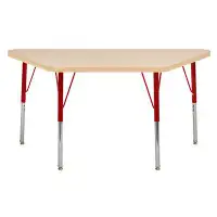 Factory Direct Partners 48" x 24" Trapezoidal Activity Table