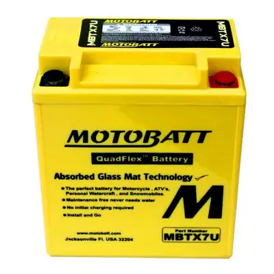 MotoBatt Battery For Honda CBR250R, CBR400RR, CMX250C REBEL Motorcycles