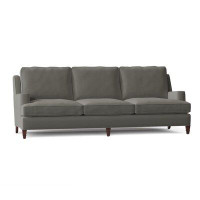 Fairfield Chair Kensington 90" Genuine Leather Recessed Arm Sofa with Reversible Cushions