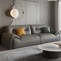 ABPEXI 98.43" Coffee 100% Polyester Modular Sofa cushion couch