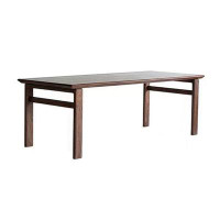Wildon Home® Nordic simple solid wood rectangular dining table. Oak