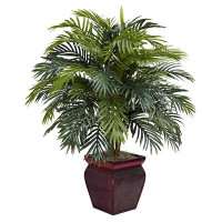 Three Posts 27" Artificial Palm Plant in Planter