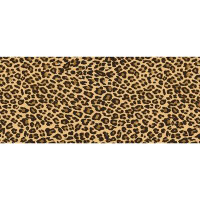 East Urban Home Leopard 15 in. x 36 in. 9 to 5 Desk Pad