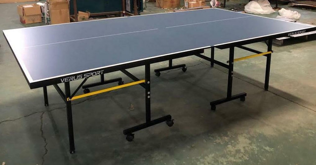 NEW FOLDING TABLE TENNIS TABLE BOARD PING PONG TABLE KBL08T in Other in Edmonton Area - Image 2