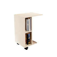 Latitude Run® Tayber Wheel End Table with Storage