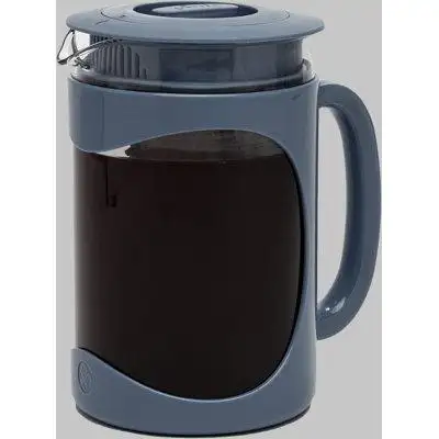 GLETED Coffee Maker, Comfort Grip Handle, Removable Mesh Filter, Perfect 6 Cup Size, Dishwasher Safe