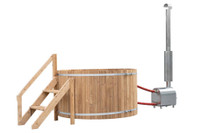 NEW THERMO PINE OUTDOOR HOT TUB & EXTERNAL WOOD HEATER SOT1810