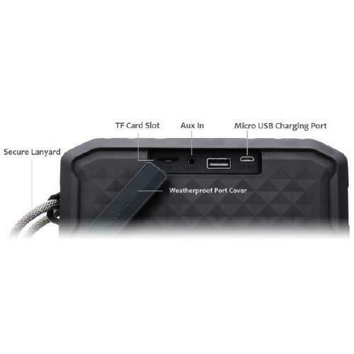 XTREME Terra Rugged Weatherproof Bluetooth Speaker - Black in Speakers - Image 4