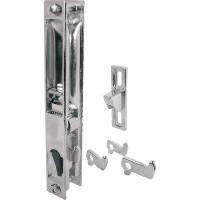 Prime-Line Sliding Door Handle Set, 6-5/8 In, Diecast, Chrome, Hook Style, Flush Mount (1-Set)