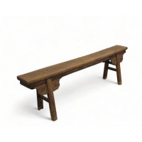 DYAG East 71" Long Antique Chinese Countryside Bench