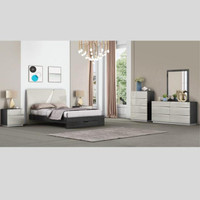 Modern Bedroom Set on Sale  with Storage Footboard in Sarnia !!