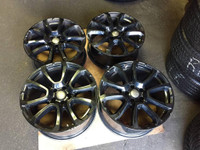 19 inch MASERATI LEVANTE OEM SET OF 4 USED STAGGERED RIMS 8,5Jx19 ET 44 AND 10,5Jx19 ET57 WITH OEM TPMS SENSORS