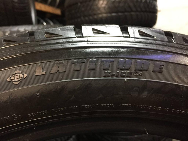 20 inch SET OF 4 USED WINTER TIRES 275/40R20 106H MICHELIN LATITUDE X-ICE XI2 TREAD 85% in Tires & Rims in Ontario - Image 3