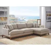 Barclay Butera Horizon 110" Wide Down Cushion Sofa & Chaise