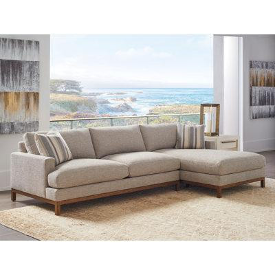 Barclay Butera Horizon 110" Wide Down Cushion Sofa & Chaise in Couches & Futons