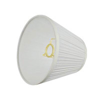 Lark Manor Analynn 6.5" H x 8" W Linen Empire Lamp Shade ( Uno ) in Off-White