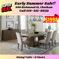 Lowest Prices on Wooden Dining Sets!!