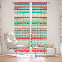 East Urban Home Lined Window Curtains 2-panel Set for Window Size by Nika Martinez - Summer Boho