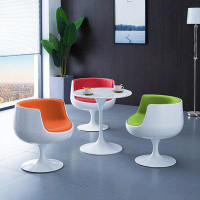 Orren Ellis Creative wine glass shape leisure table and chairs