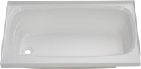 Lippert 209673 Better Bath RV Left Hand Tub 24 x 40 White
