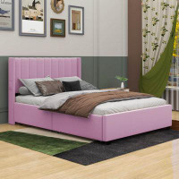 Ebern Designs Queen Size Upholstered Bed With 4 Drawers