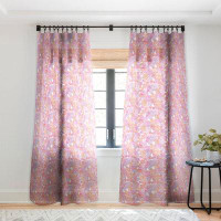 East Urban Home Camilla Foss Circles In Colours I 1pc Sheer Window Curtain Panel