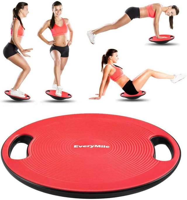 NEW WOBBLE BALANCE BOARD EXERCISE TRAINER 206221 in Exercise Equipment in Alberta