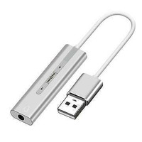USB SOUND CARD HIFI MAGIC VOICE 7.1 ADAPTER HEADSET MICROPHONE 3.5MM FOR LAPTOP PC $19