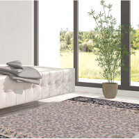 Darby Home Co Kerensa III Light Grey Tapestry Kilim 3'6" X 5'6"