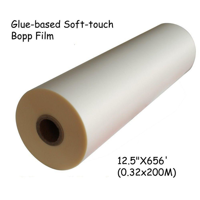 One roll of 12.5x656 Bopp Glue-based Soft-touch Thermal laminating Film 026604 in Other Business & Industrial in Toronto (GTA)