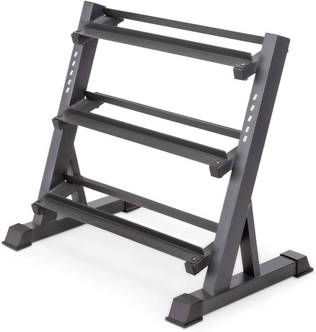 HUGE Discount Today! Marcy 3-Tier Dumbbell Rack Multilevel Weight Storage Organizer for Home Gym | FAST, FREE Delivery in Exercise Equipment