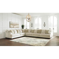 Latitude Run® Rawcliffe Parchment 4-Piece Sectional